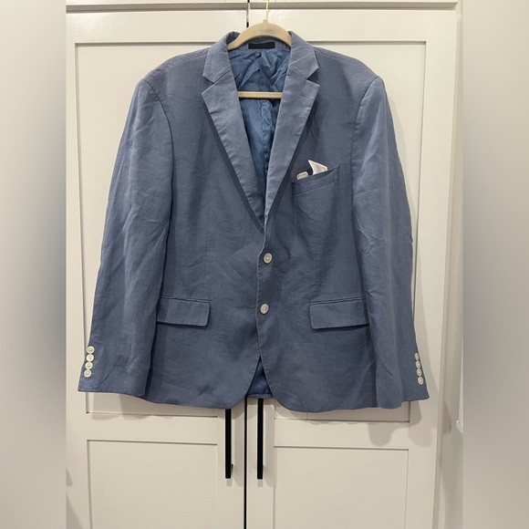 Lauren Ralph Lauren light blue Men's Linen Sport Coat size 44S